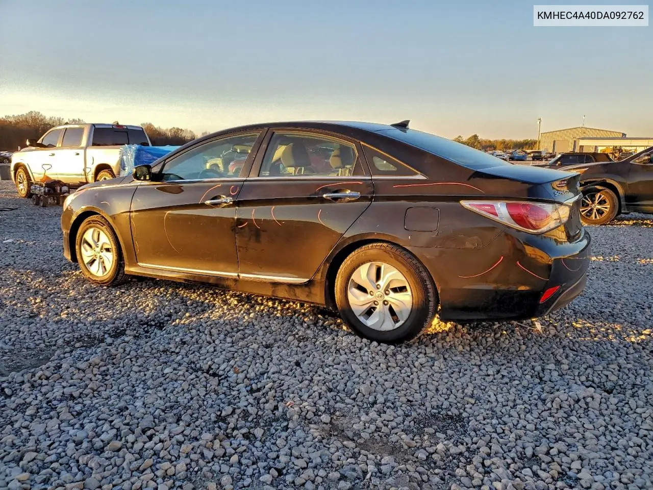KMHEC4A40DA092762 2013 Hyundai Sonata Hybrid