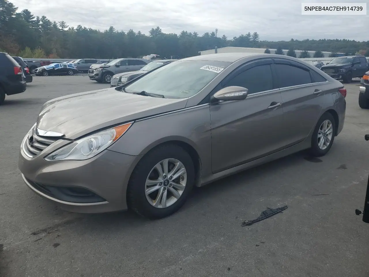 5NPEB4AC7EH914739 2014 Hyundai Sonata Gls