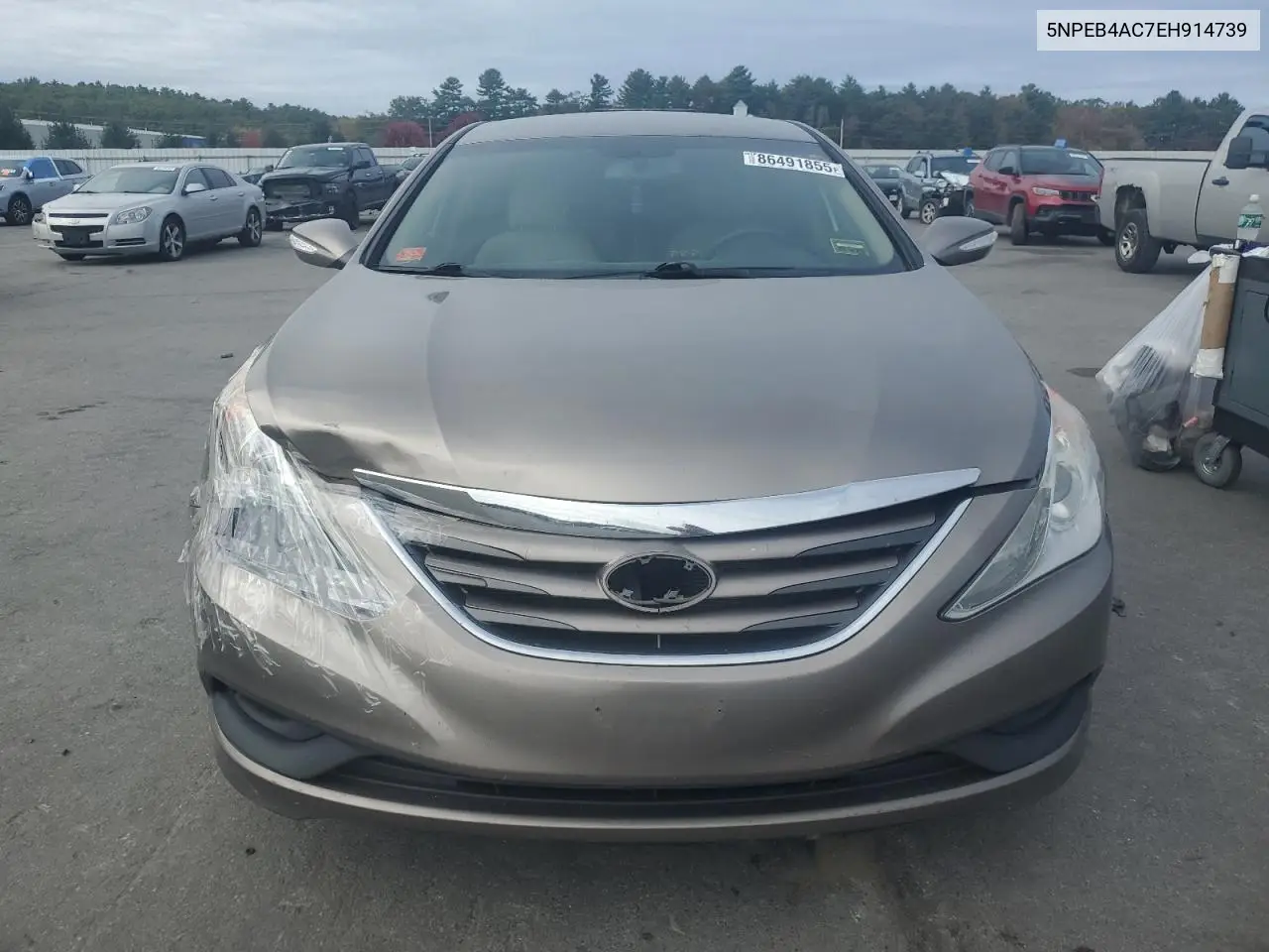 5NPEB4AC7EH914739 2014 Hyundai Sonata Gls