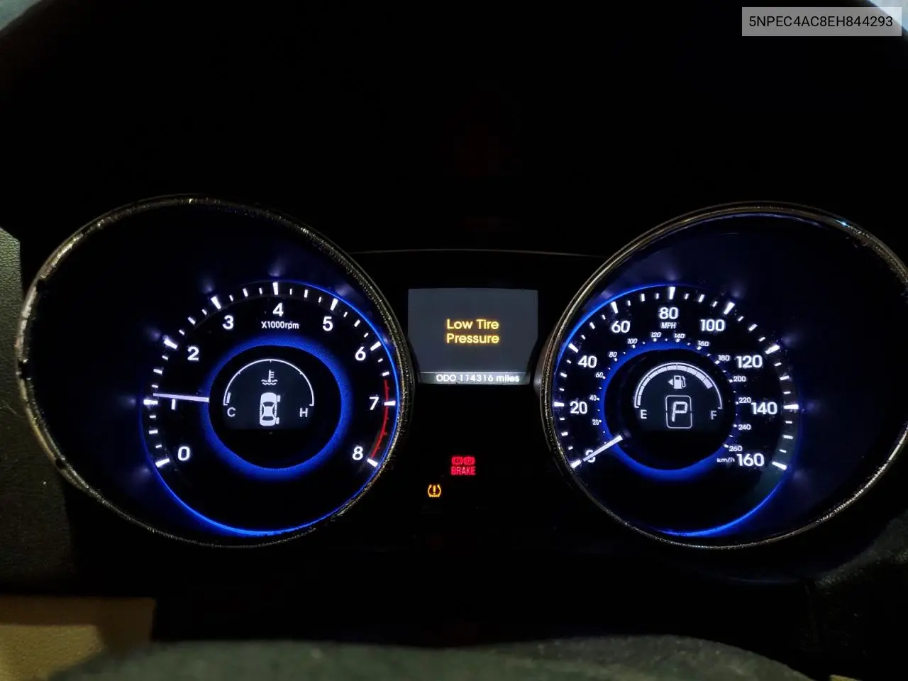 5NPEC4AC8EH844293 2014 Hyundai Sonata Se
