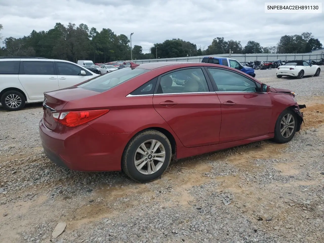 5NPEB4AC2EH891130 2014 Hyundai Sonata Gls