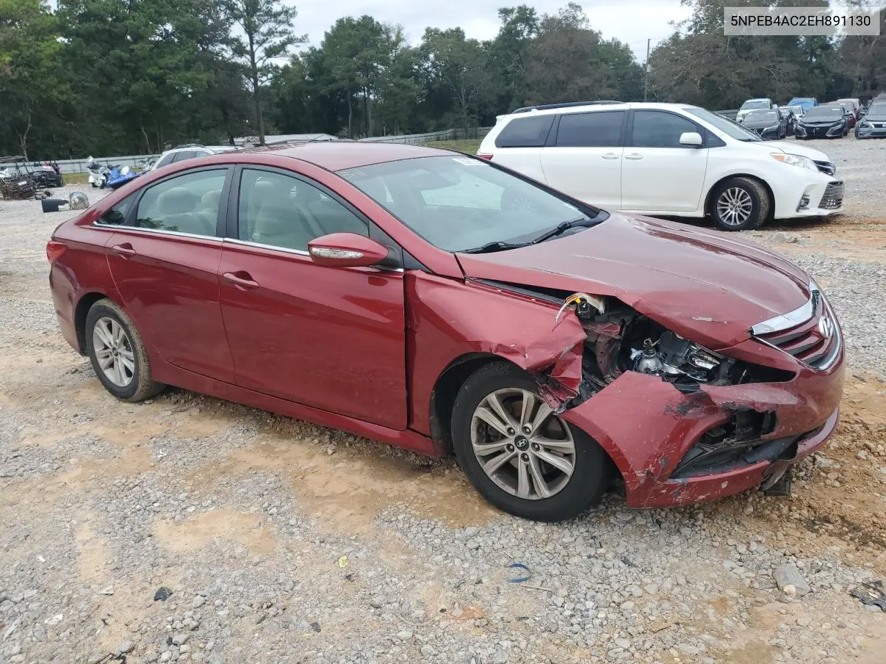 5NPEB4AC2EH891130 2014 Hyundai Sonata Gls