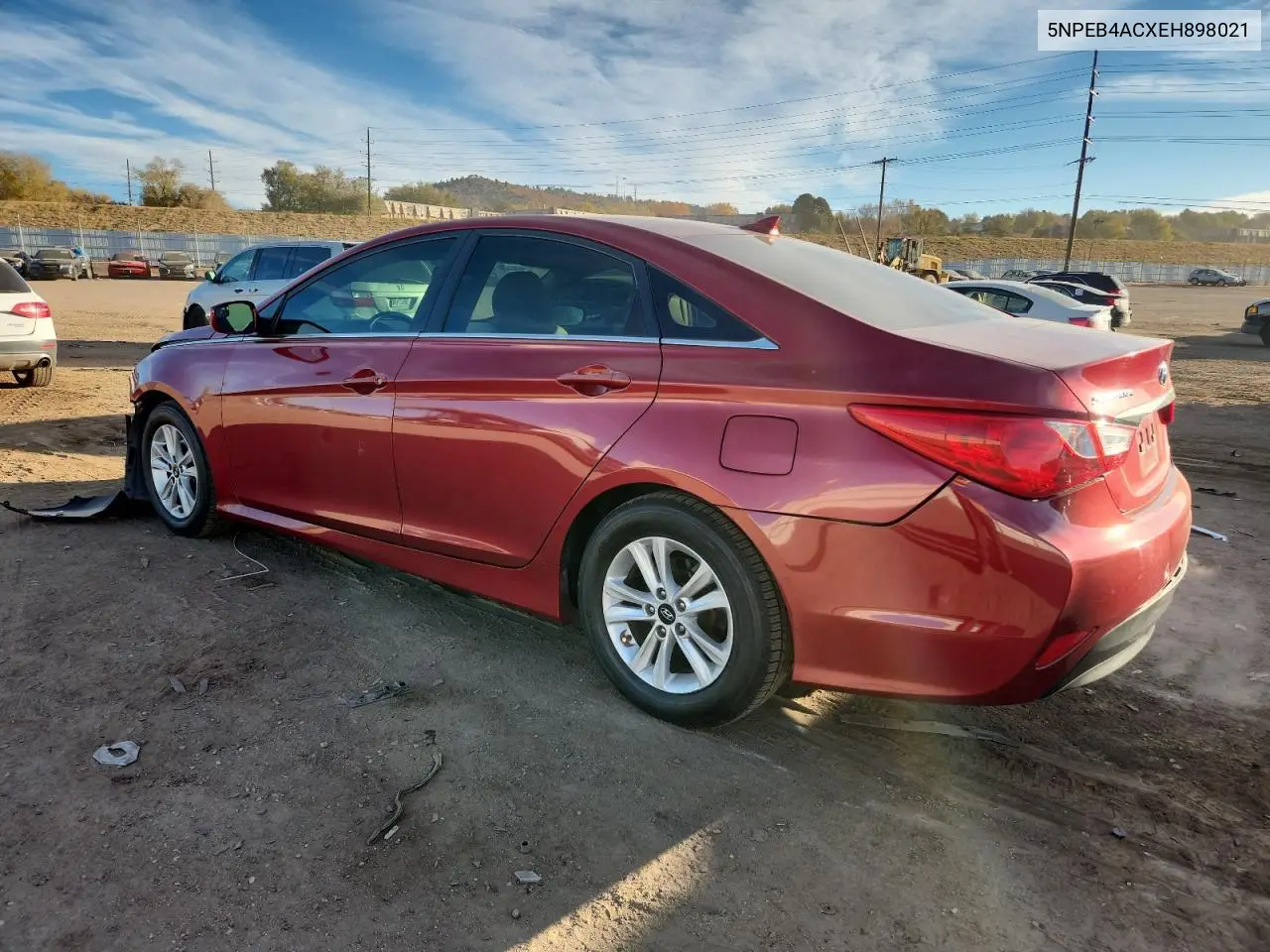 5NPEB4ACXEH898021 2014 Hyundai Sonata Gls