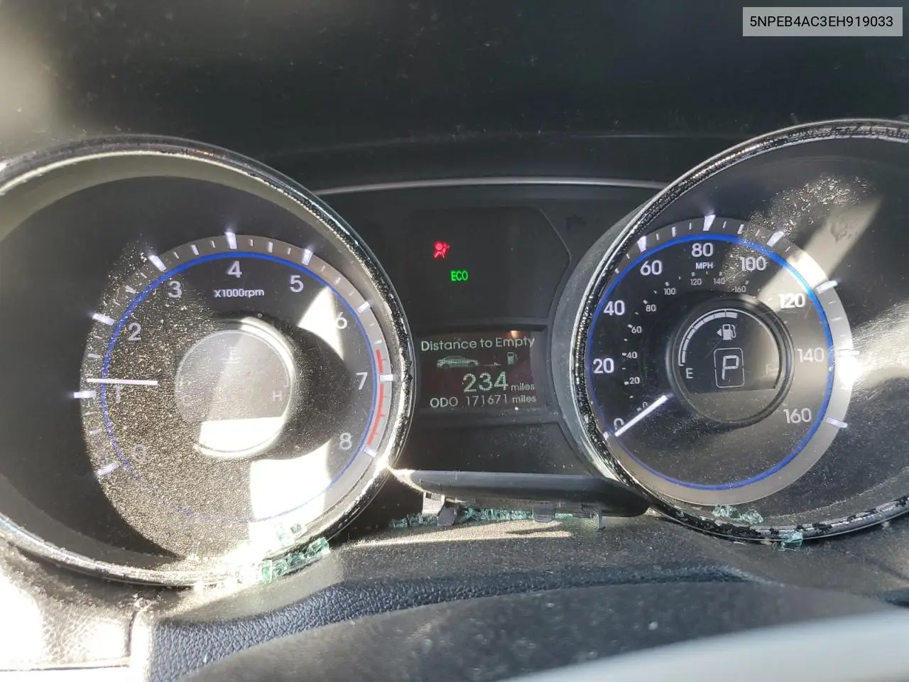5NPEB4AC3EH919033 2014 Hyundai Sonata Gls