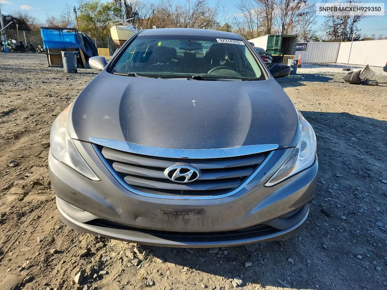 5NPEB4ACXEH929350 2014 Hyundai Sonata Gls