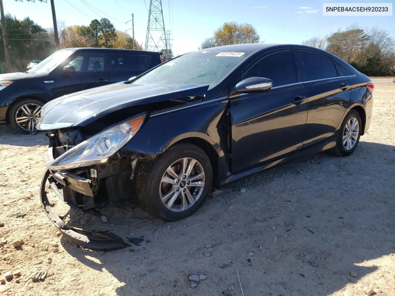 5NPEB4AC5EH920233 2014 Hyundai Sonata Gls
