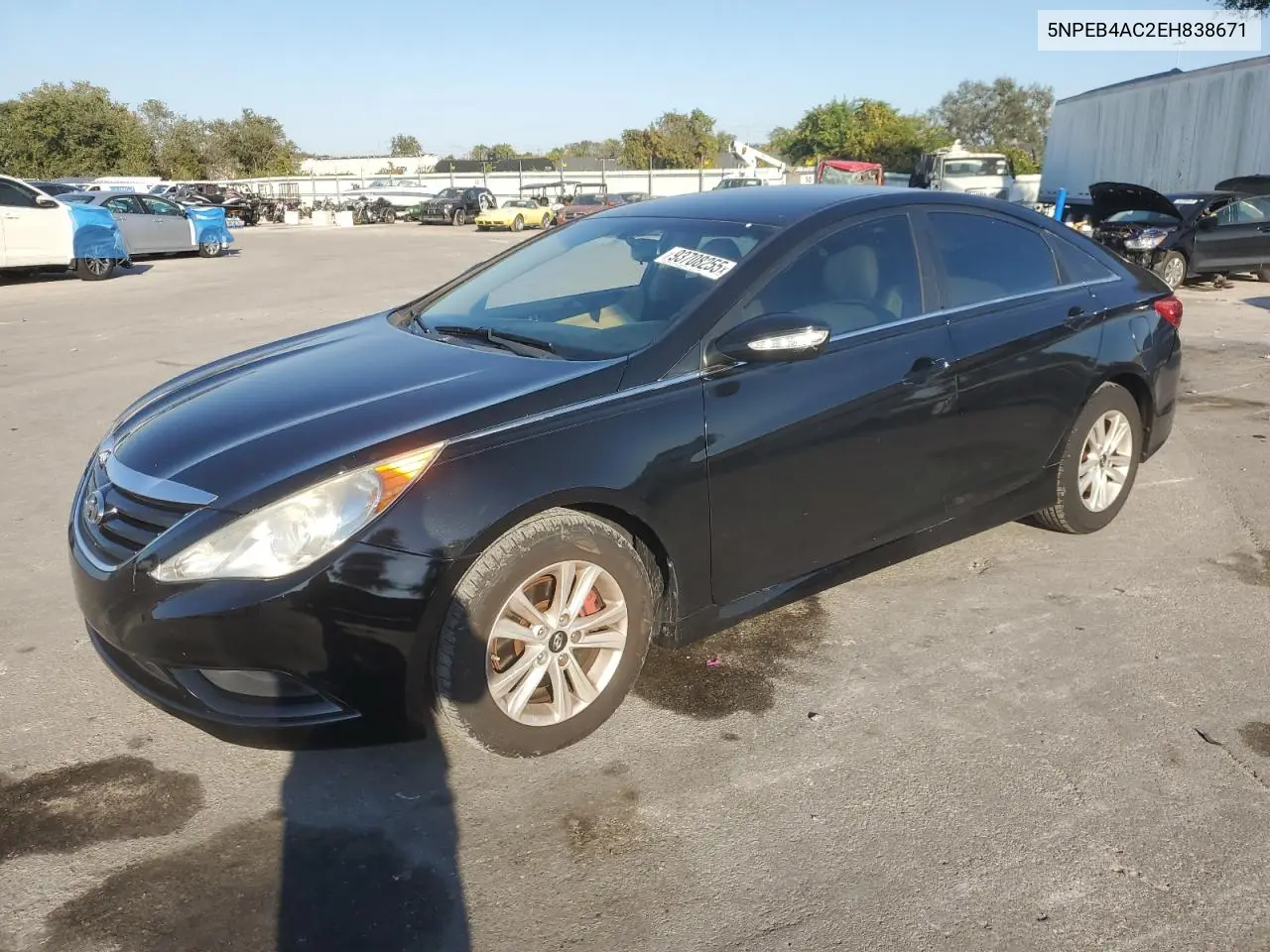 5NPEB4AC2EH838671 2014 Hyundai Sonata Gls