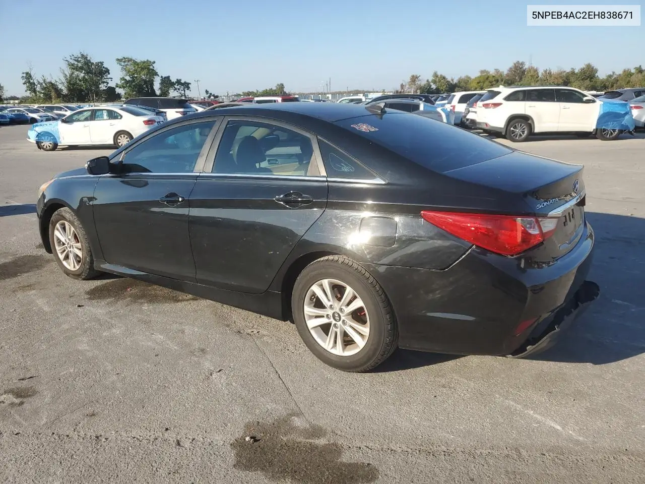 5NPEB4AC2EH838671 2014 Hyundai Sonata Gls