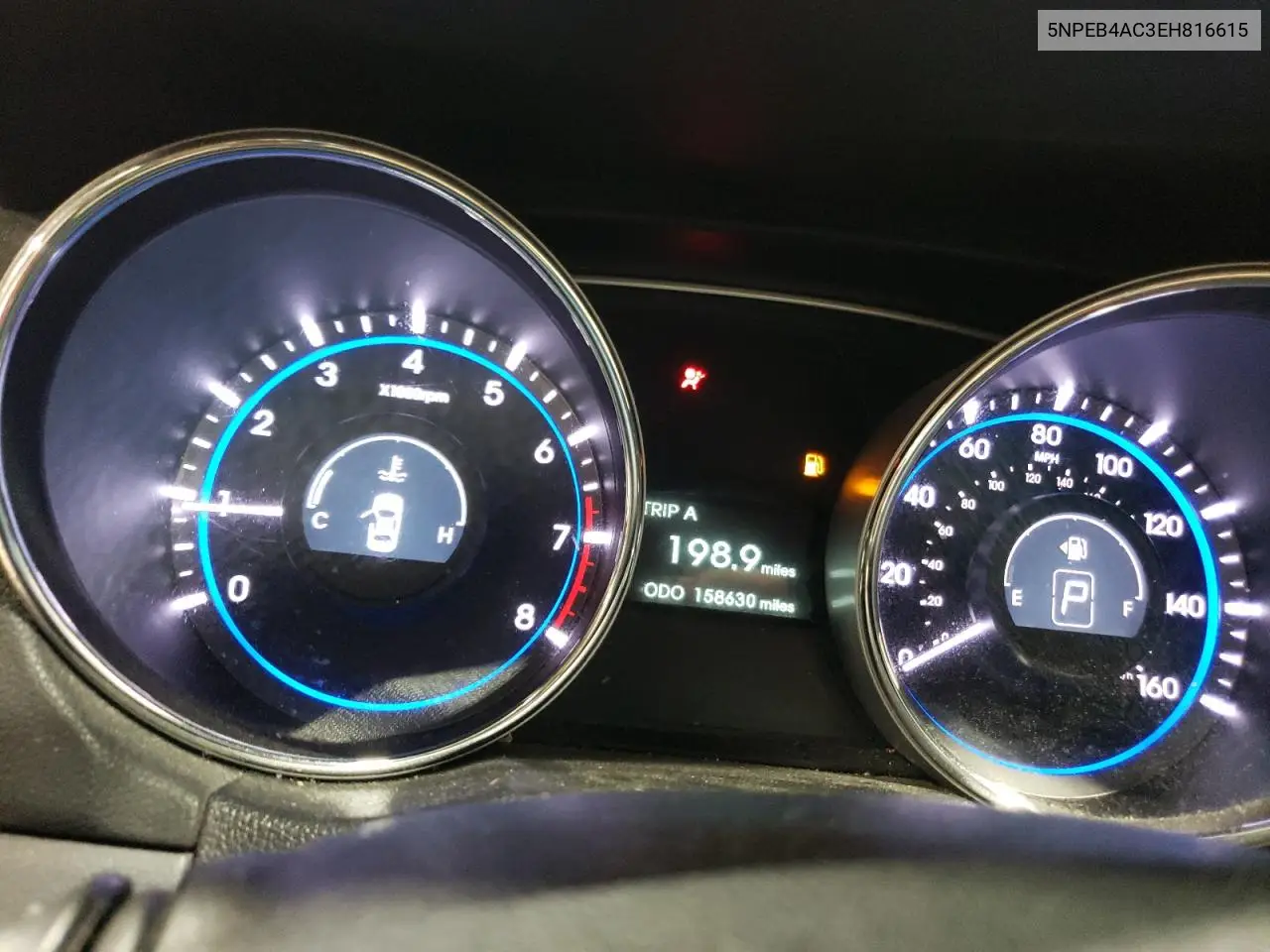 5NPEB4AC3EH816615 2014 Hyundai Sonata Gls