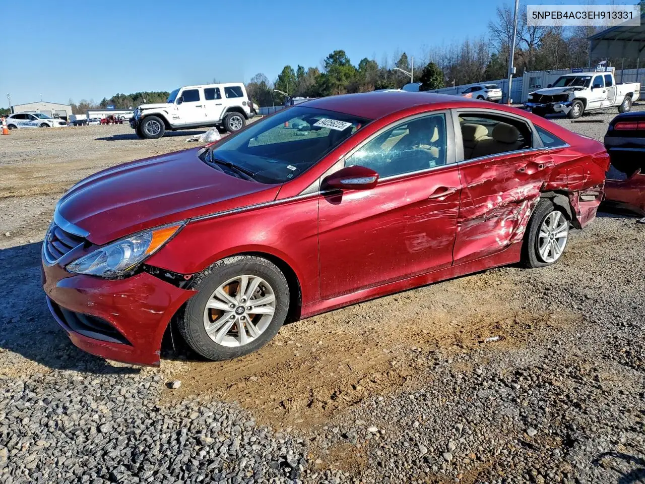 5NPEB4AC3EH913331 2014 Hyundai Sonata Gls