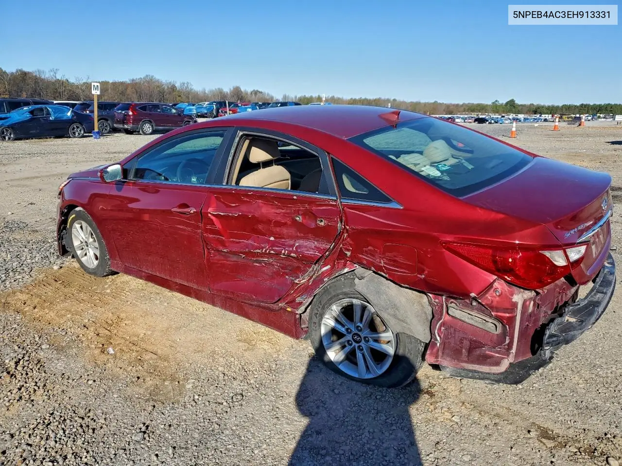 5NPEB4AC3EH913331 2014 Hyundai Sonata Gls