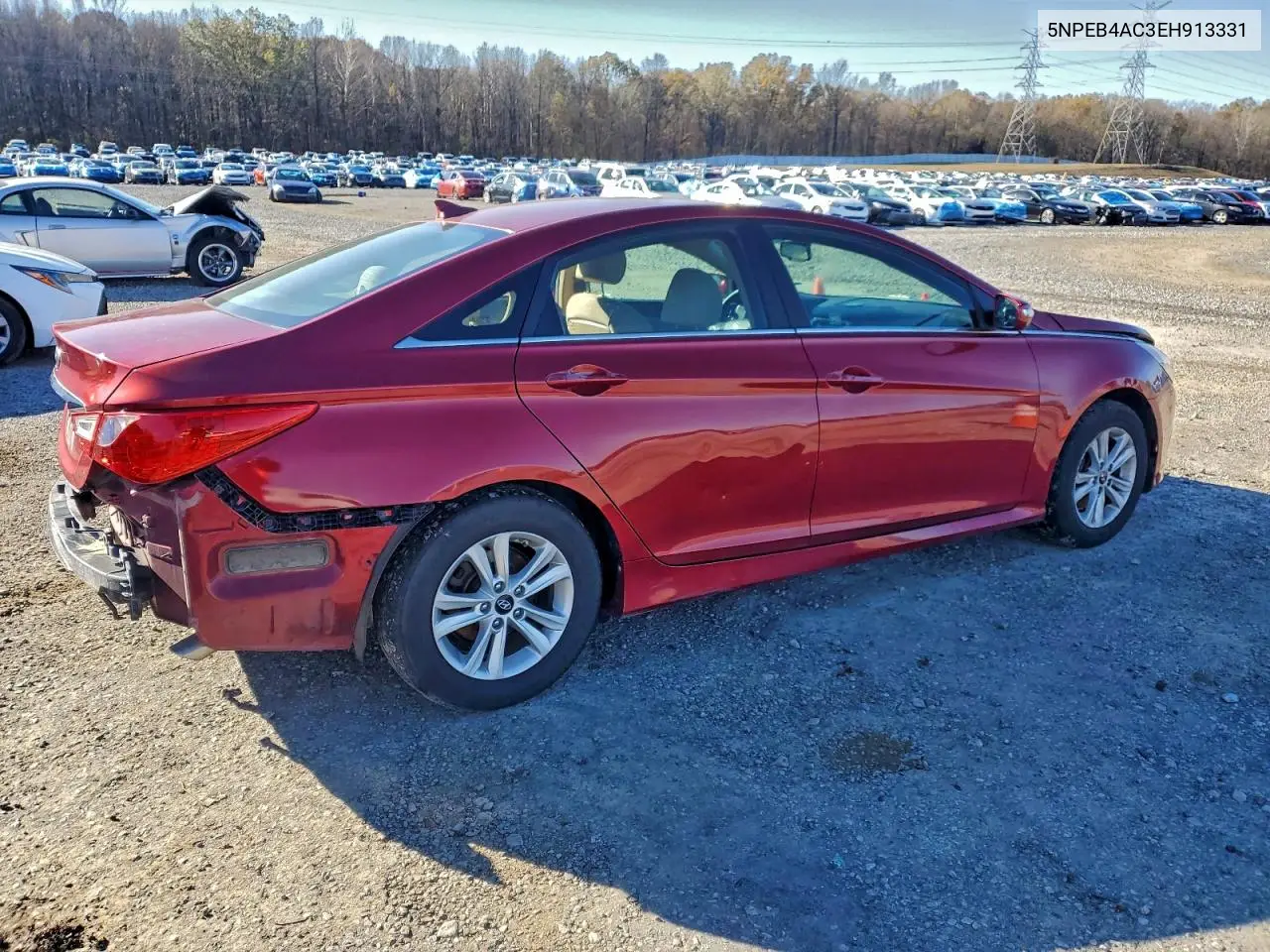 5NPEB4AC3EH913331 2014 Hyundai Sonata Gls