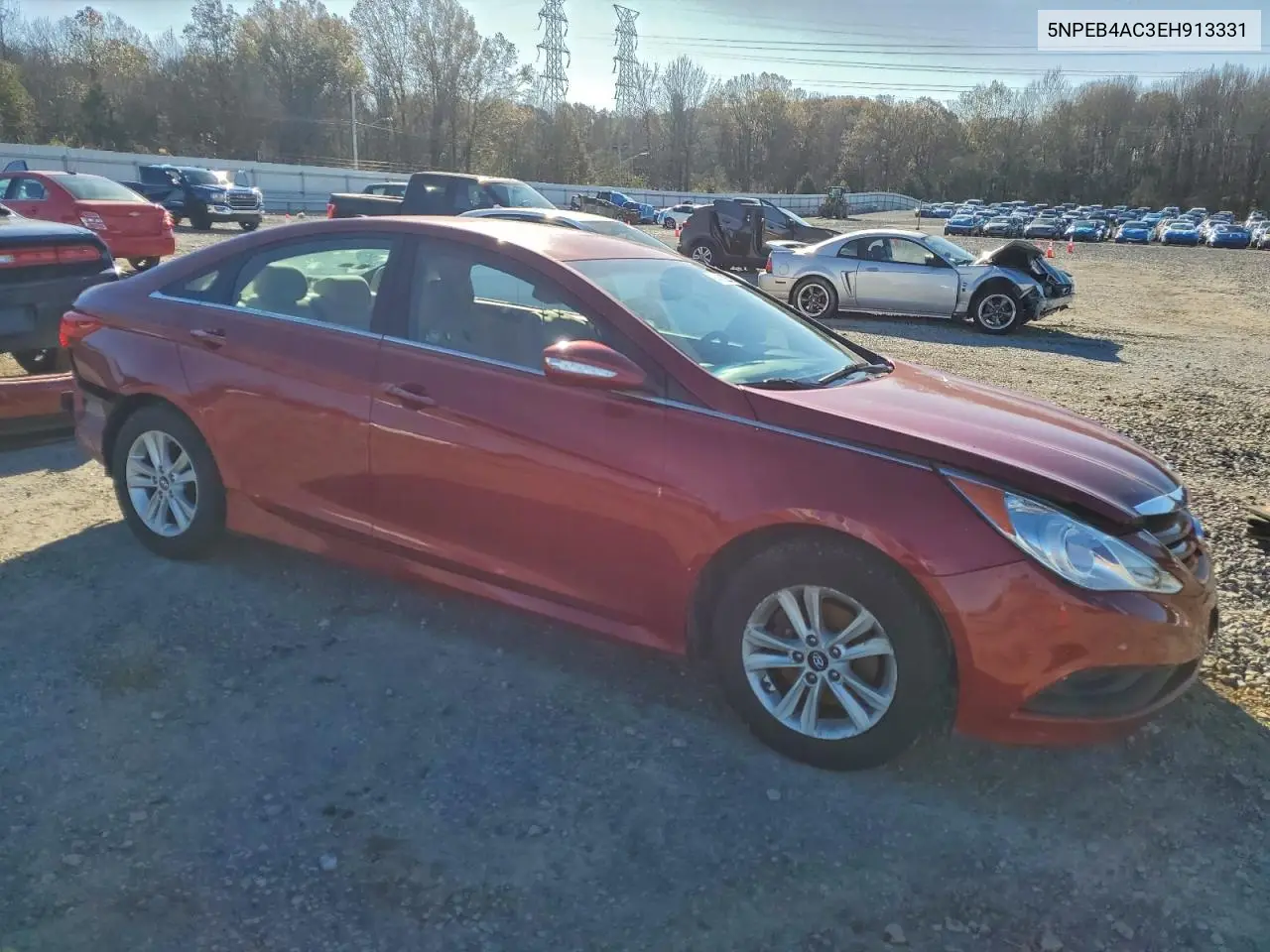 5NPEB4AC3EH913331 2014 Hyundai Sonata Gls