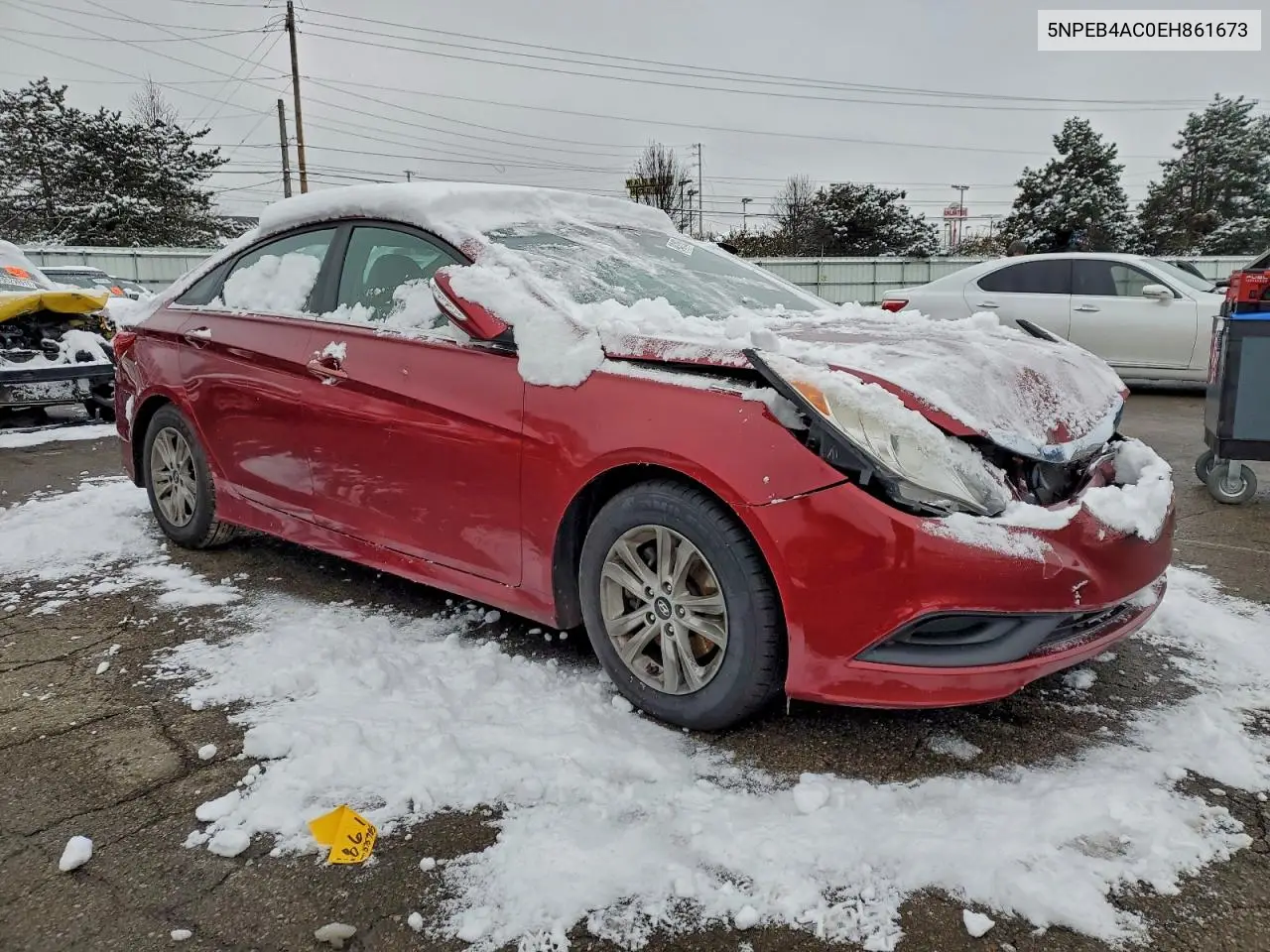 5NPEB4AC0EH861673 2014 Hyundai Sonata Gls