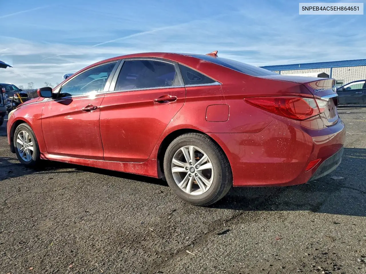 5NPEB4AC5EH864651 2014 Hyundai Sonata Gls
