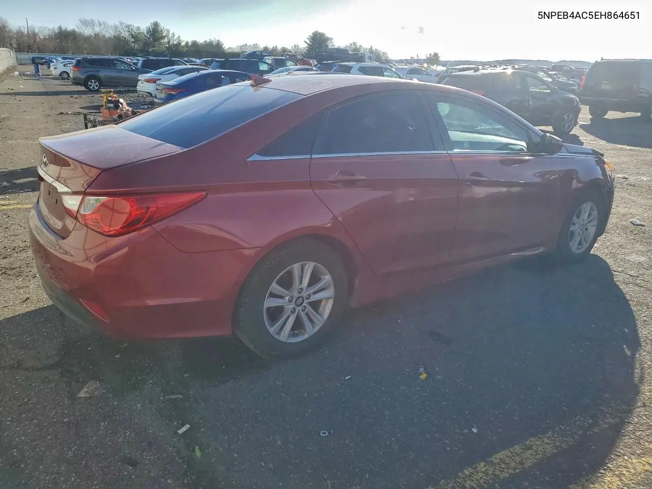 5NPEB4AC5EH864651 2014 Hyundai Sonata Gls