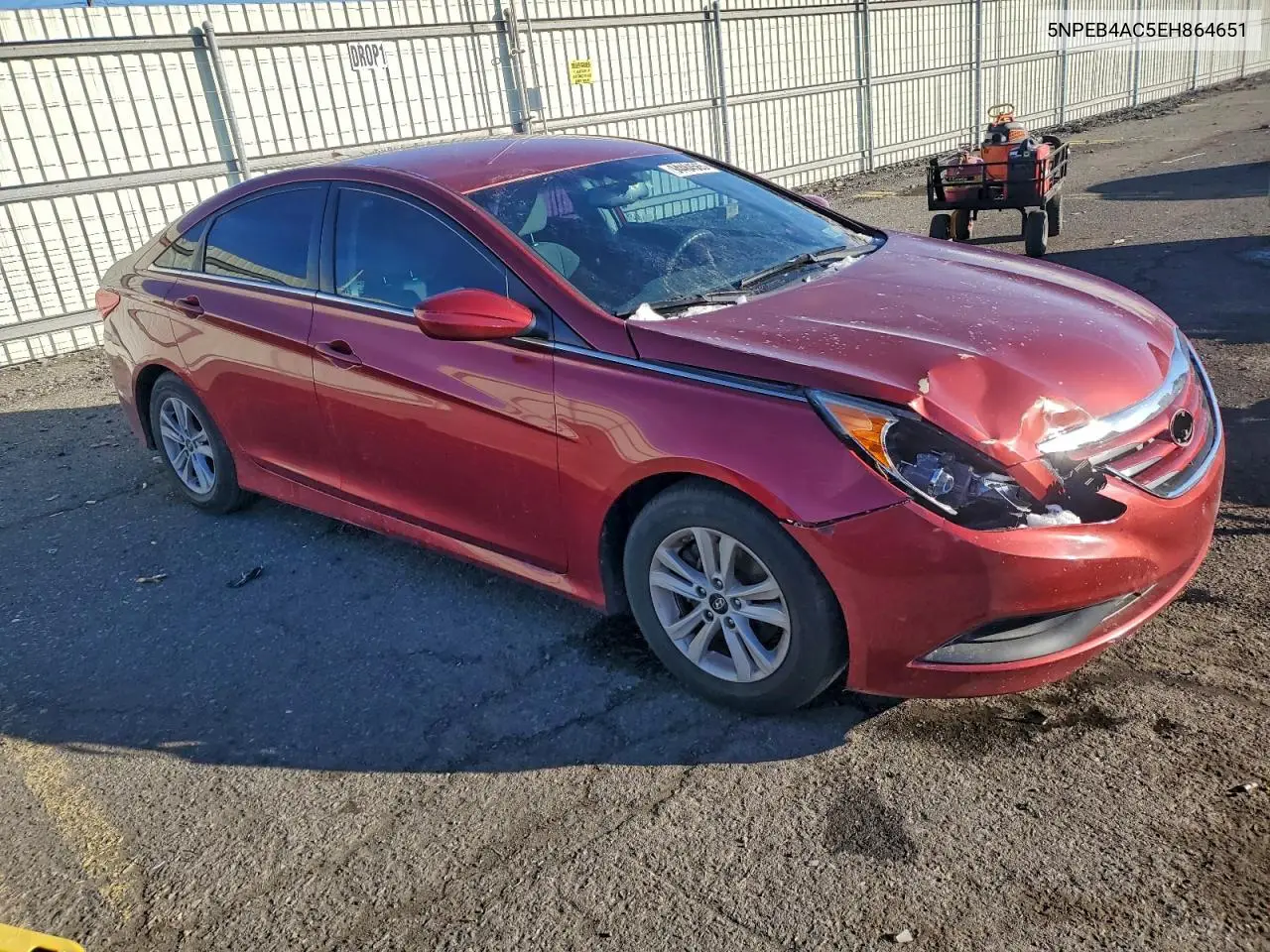 5NPEB4AC5EH864651 2014 Hyundai Sonata Gls