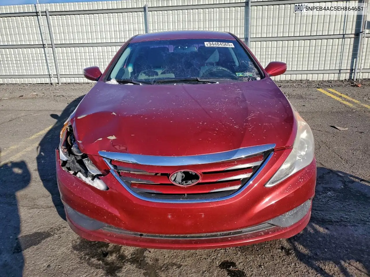 5NPEB4AC5EH864651 2014 Hyundai Sonata Gls