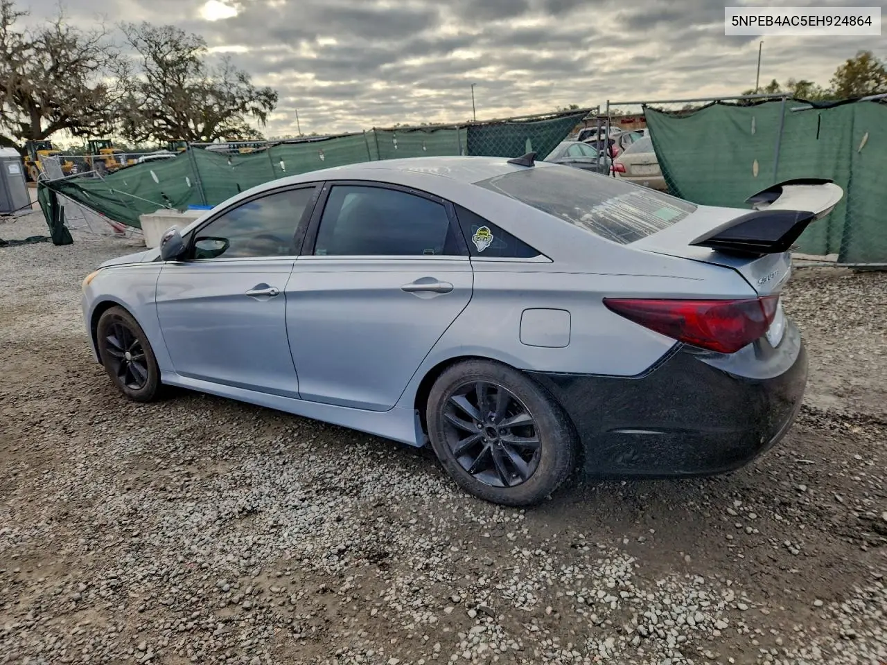 5NPEB4AC5EH924864 2014 Hyundai Sonata Gls