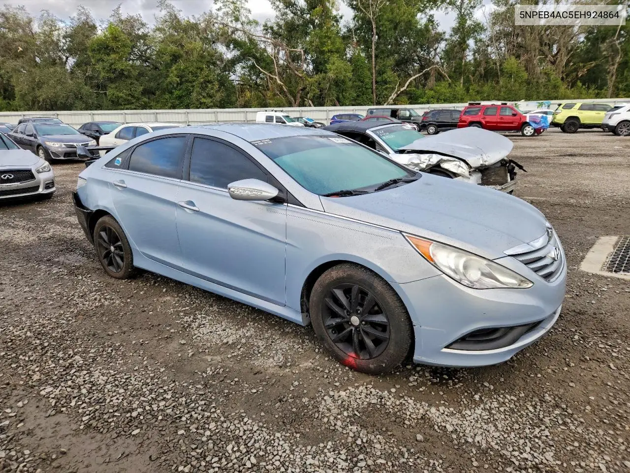 5NPEB4AC5EH924864 2014 Hyundai Sonata Gls