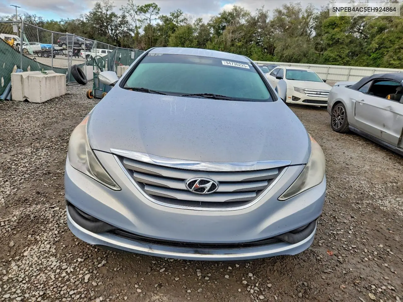 5NPEB4AC5EH924864 2014 Hyundai Sonata Gls