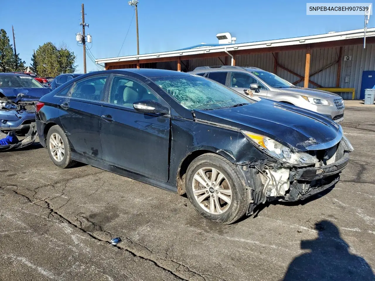 5NPEB4AC8EH907539 2014 Hyundai Sonata Gls