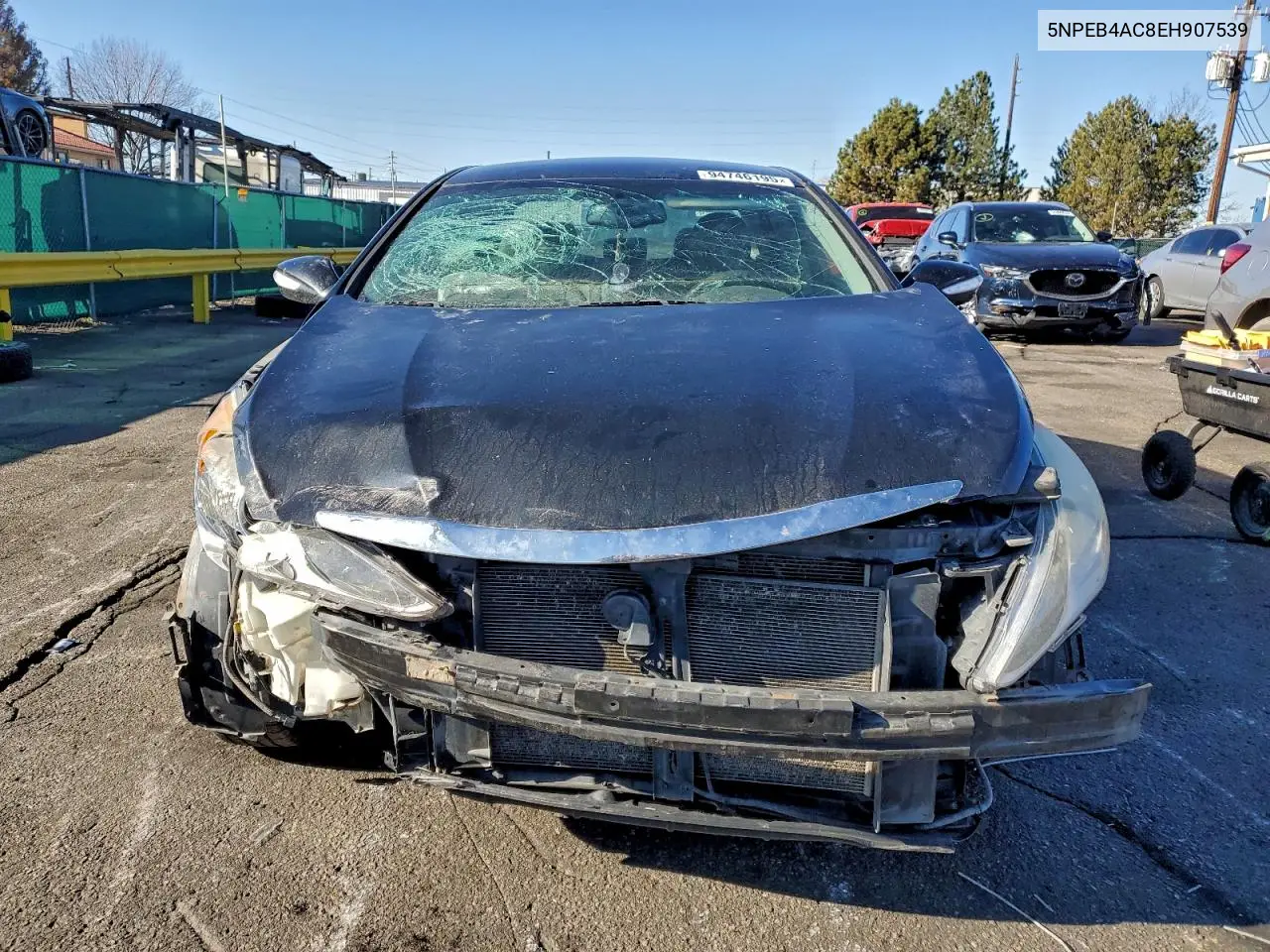 5NPEB4AC8EH907539 2014 Hyundai Sonata Gls