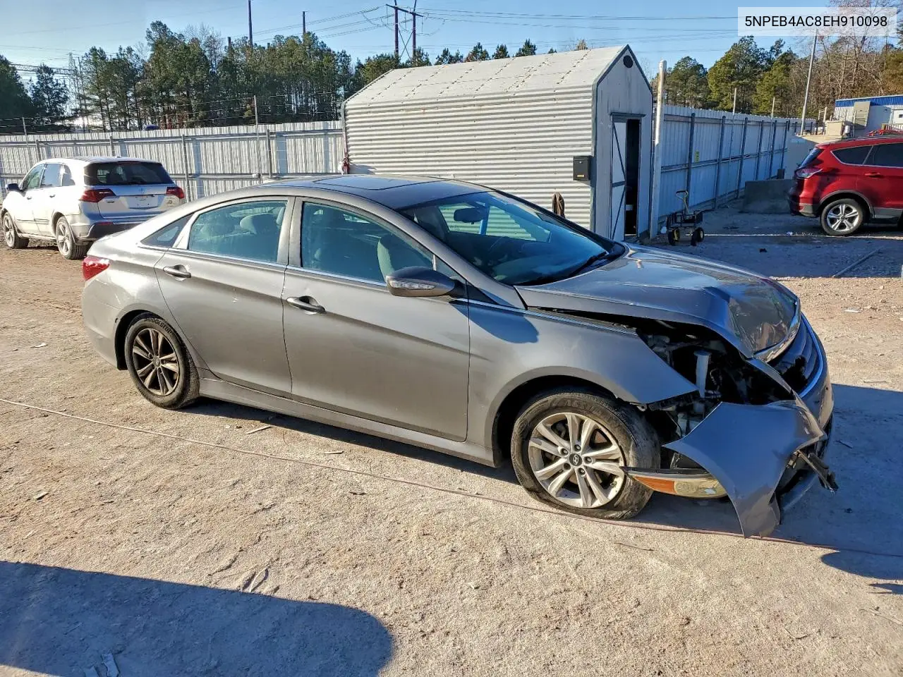 5NPEB4AC8EH910098 2014 Hyundai Sonata Gls