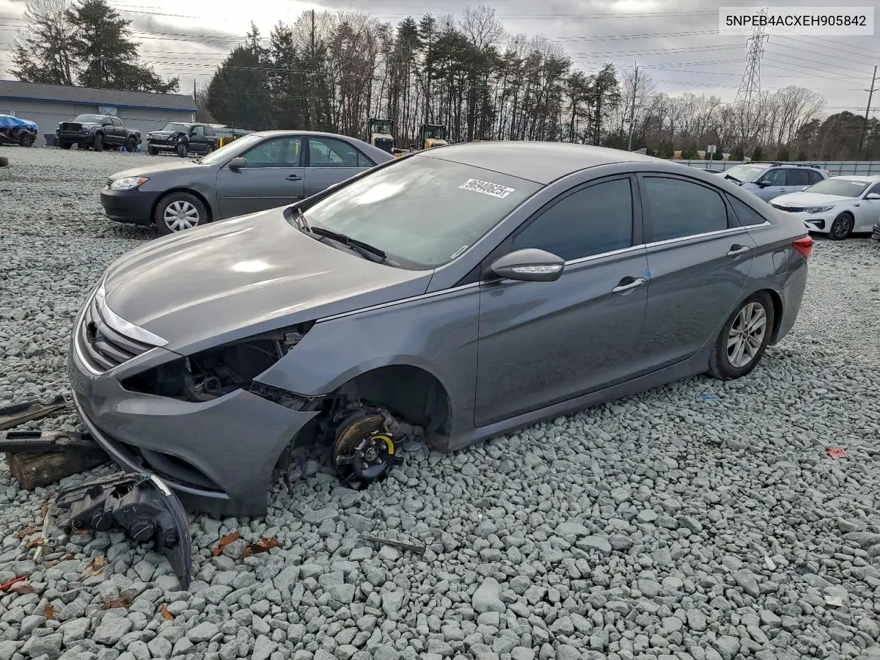 5NPEB4ACXEH905842 2014 Hyundai Sonata Gls
