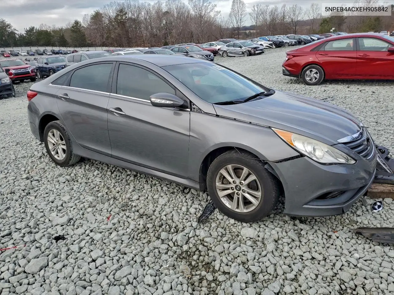 5NPEB4ACXEH905842 2014 Hyundai Sonata Gls