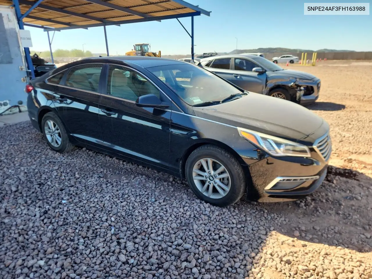 5NPE24AF3FH163988 2015 Hyundai Sonata Se