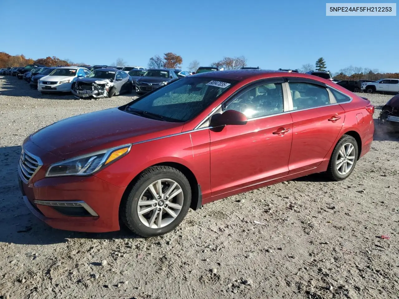5NPE24AF5FH212253 2015 Hyundai Sonata Se