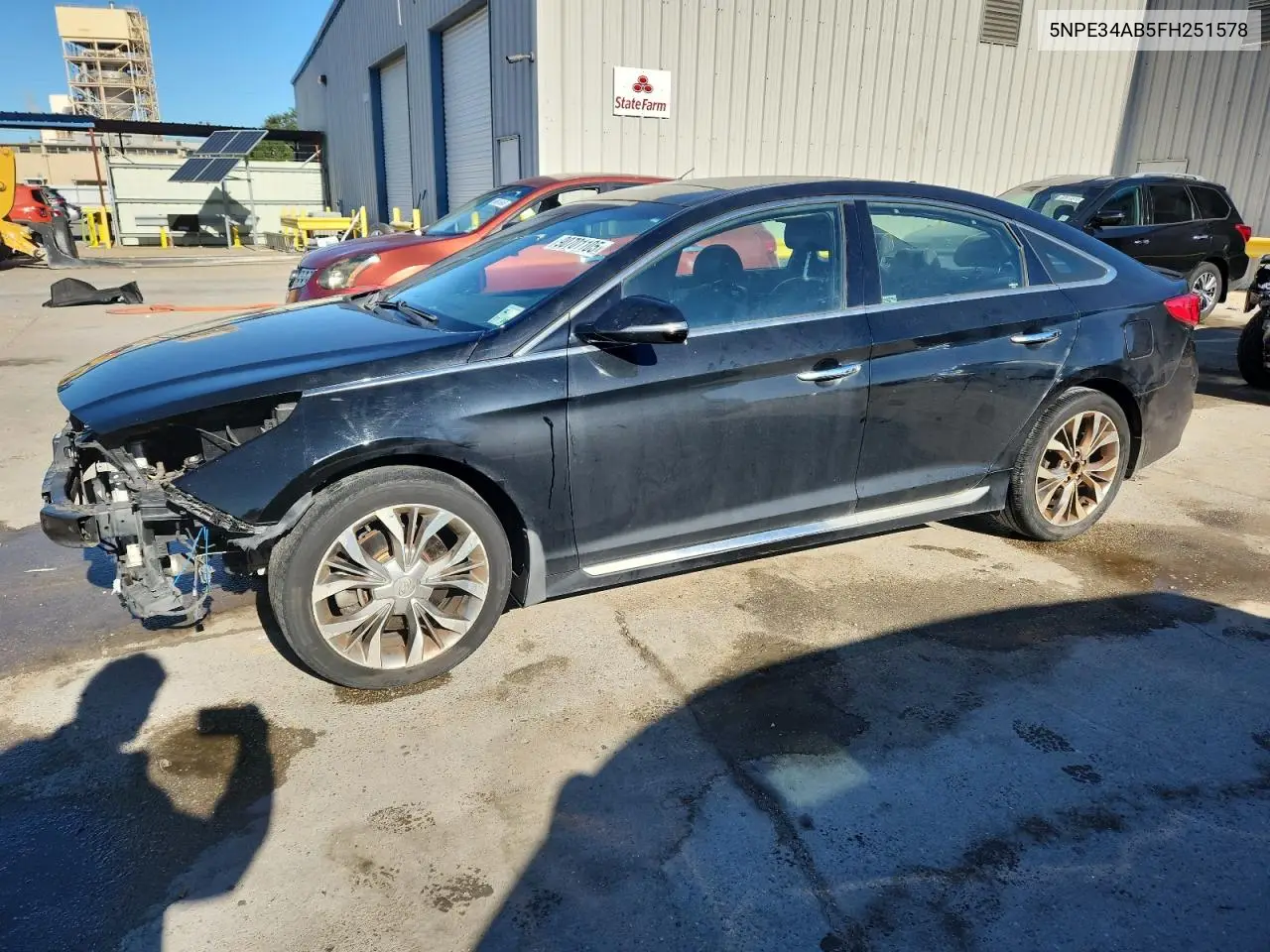 5NPE34AB5FH251578 2015 Hyundai Sonata Sport