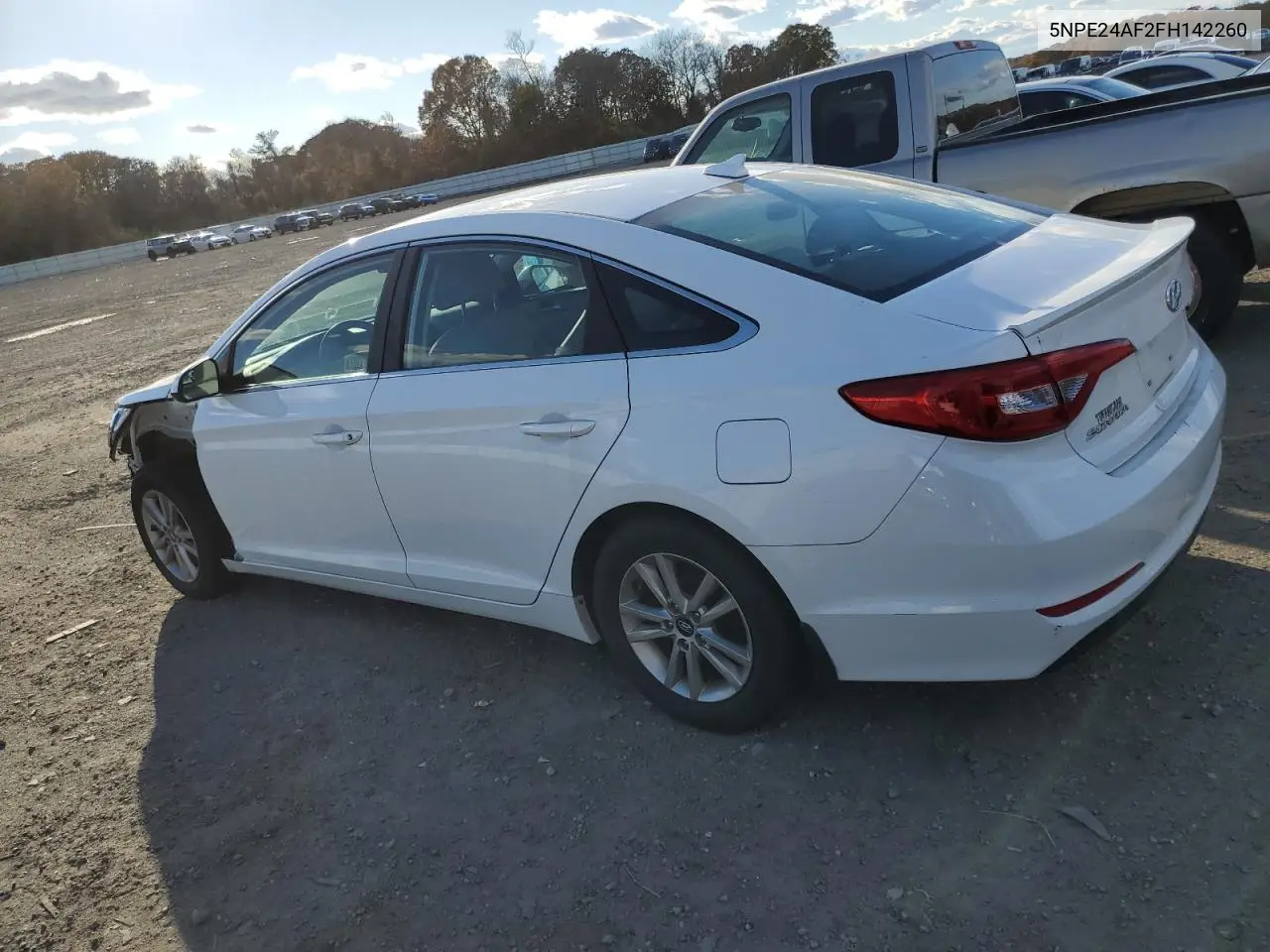 5NPE24AF2FH142260 2015 Hyundai Sonata Se