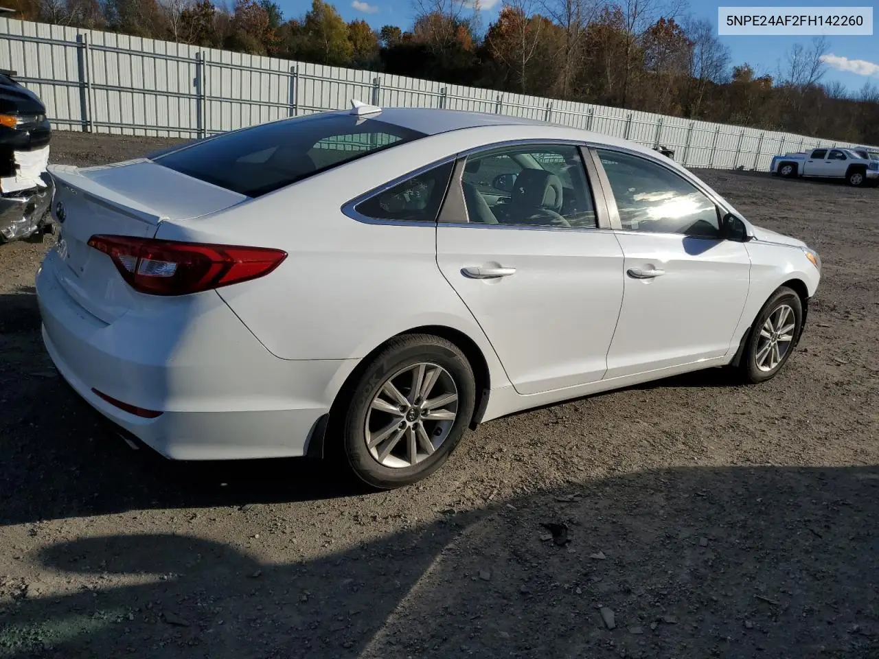 5NPE24AF2FH142260 2015 Hyundai Sonata Se
