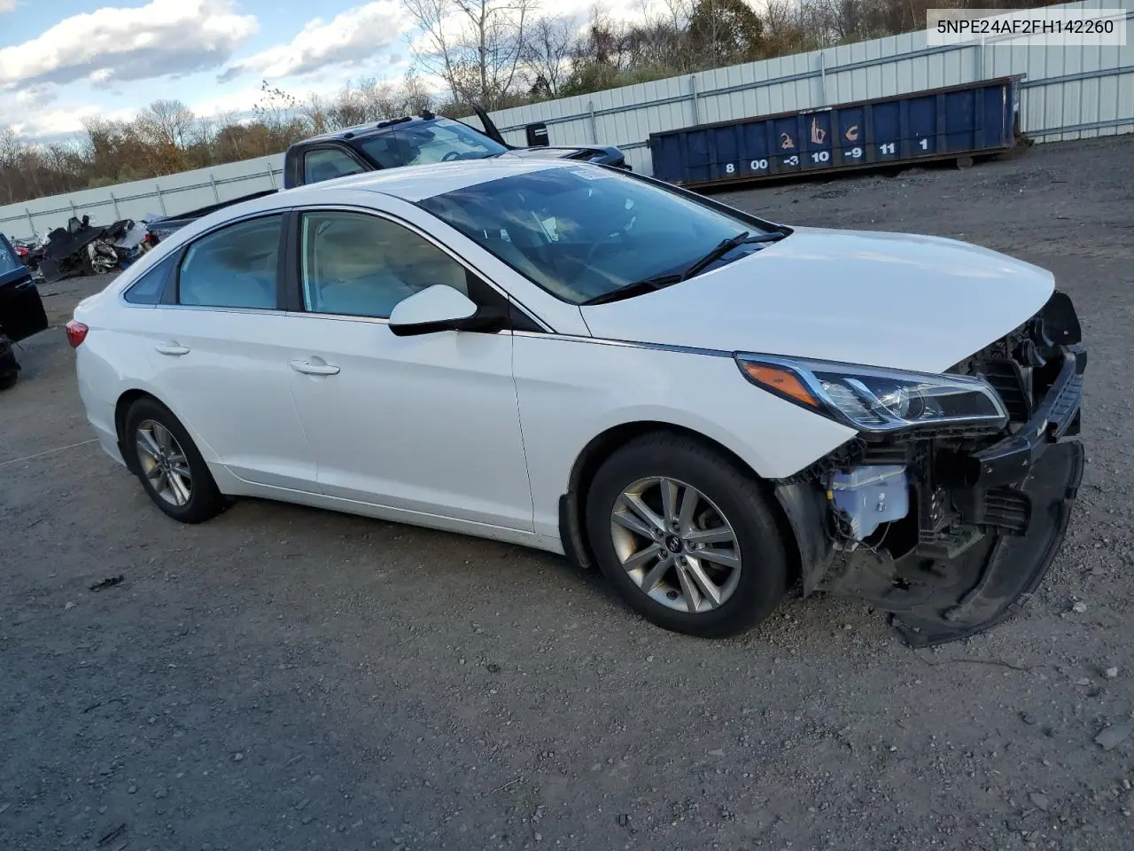 5NPE24AF2FH142260 2015 Hyundai Sonata Se