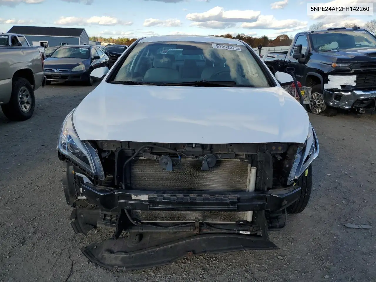 5NPE24AF2FH142260 2015 Hyundai Sonata Se