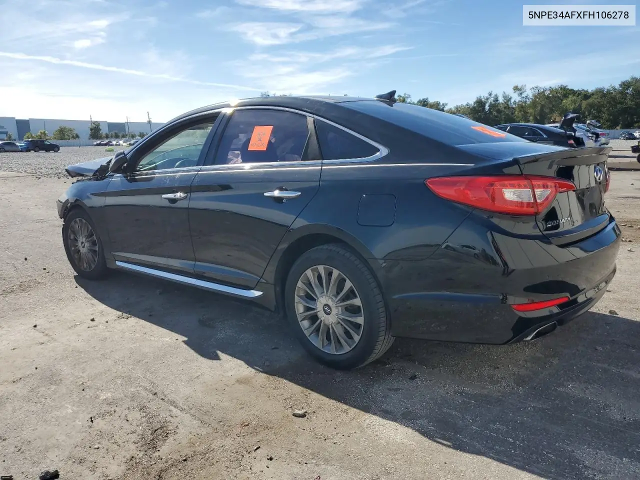 5NPE34AFXFH106278 2015 Hyundai Sonata Sport