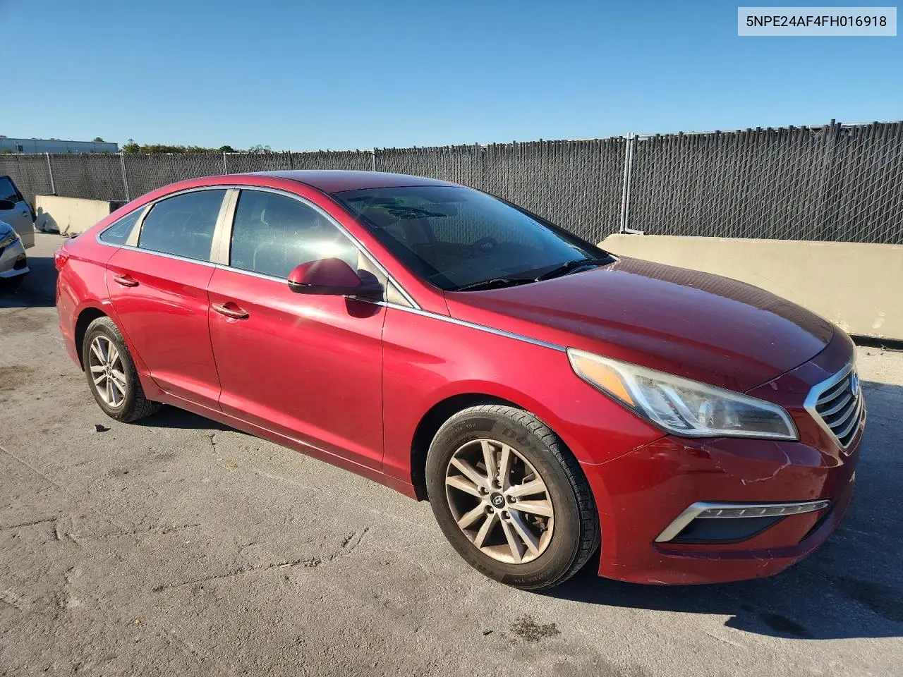 5NPE24AF4FH016918 2015 Hyundai Sonata Se