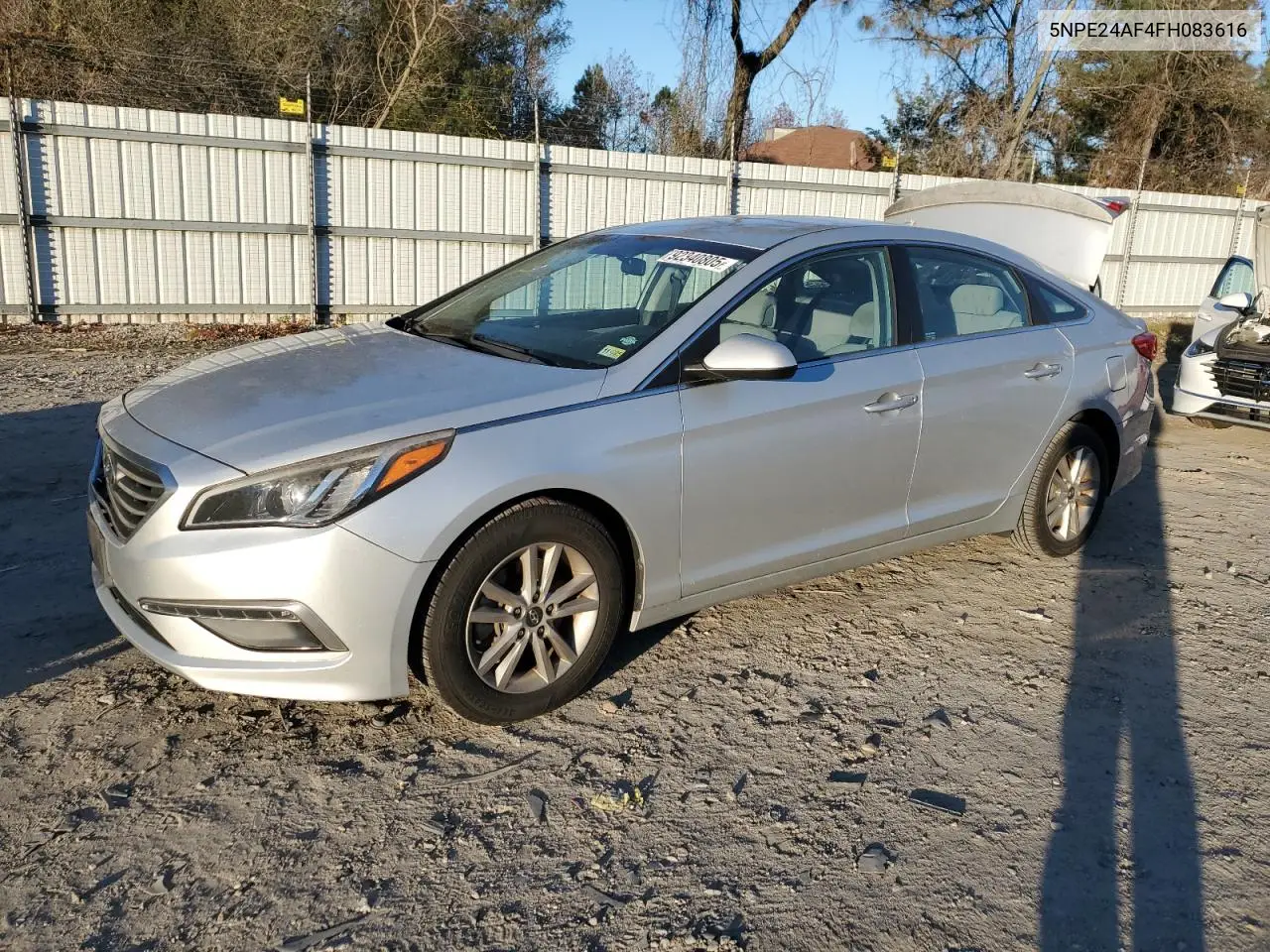 5NPE24AF4FH083616 2015 Hyundai Sonata Se