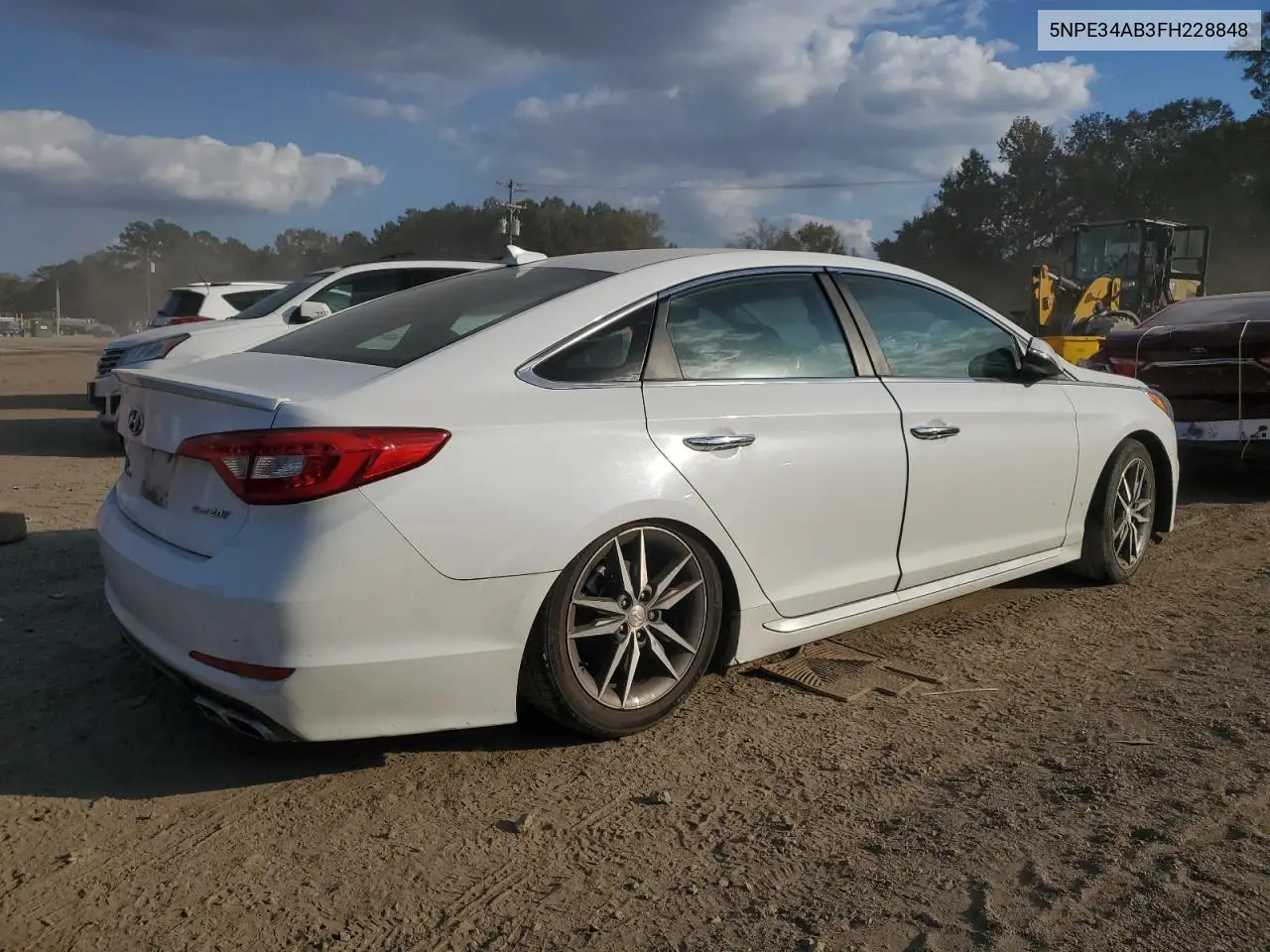 5NPE34AB3FH228848 2015 Hyundai Sonata Sport