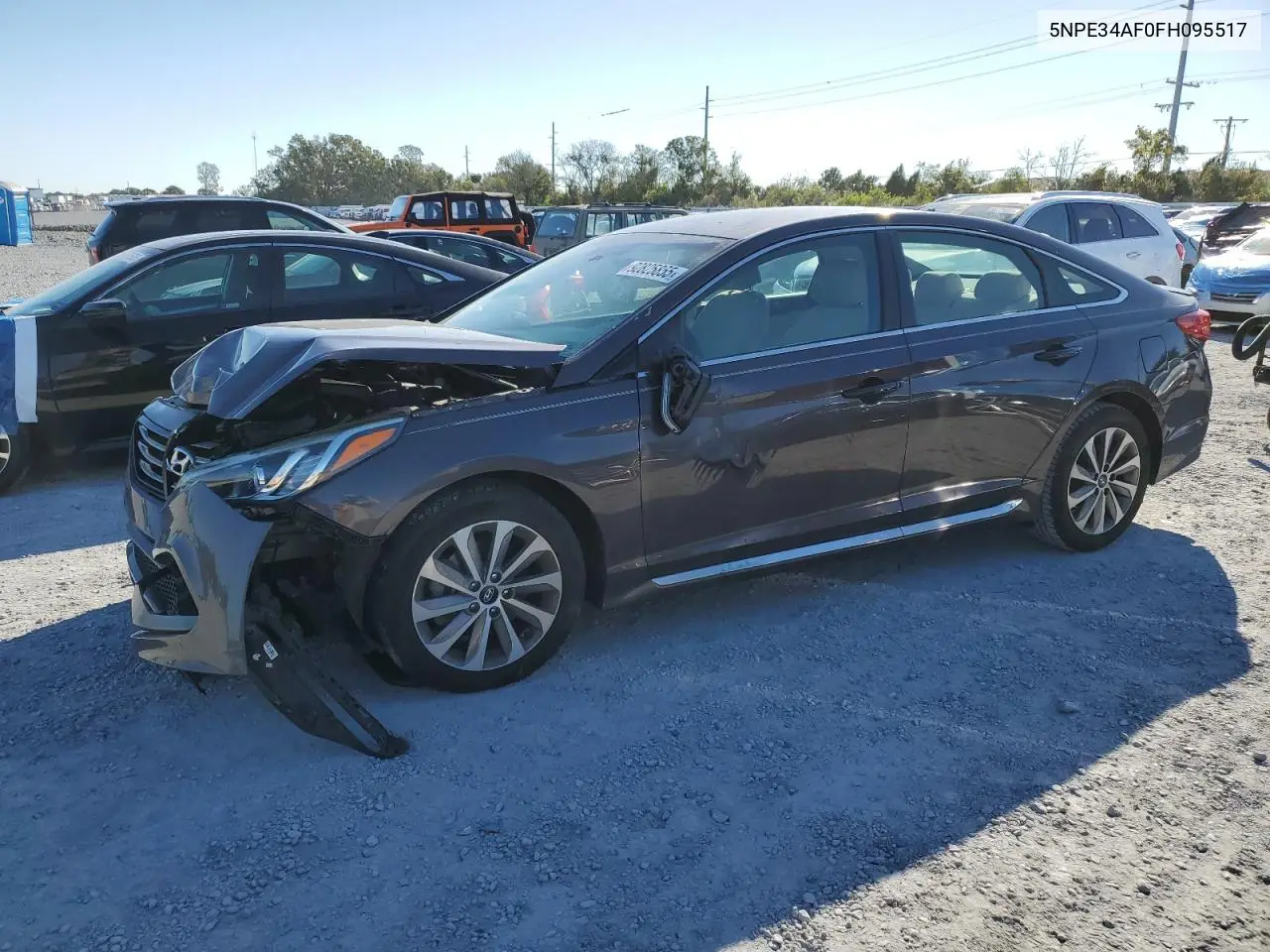 5NPE34AF0FH095517 2015 Hyundai Sonata Sport