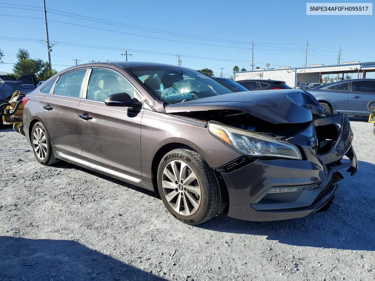 5NPE34AF0FH095517 2015 Hyundai Sonata Sport