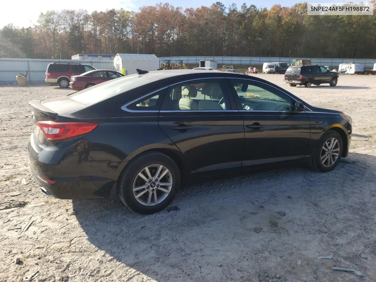 5NPE24AF5FH198872 2015 Hyundai Sonata Se