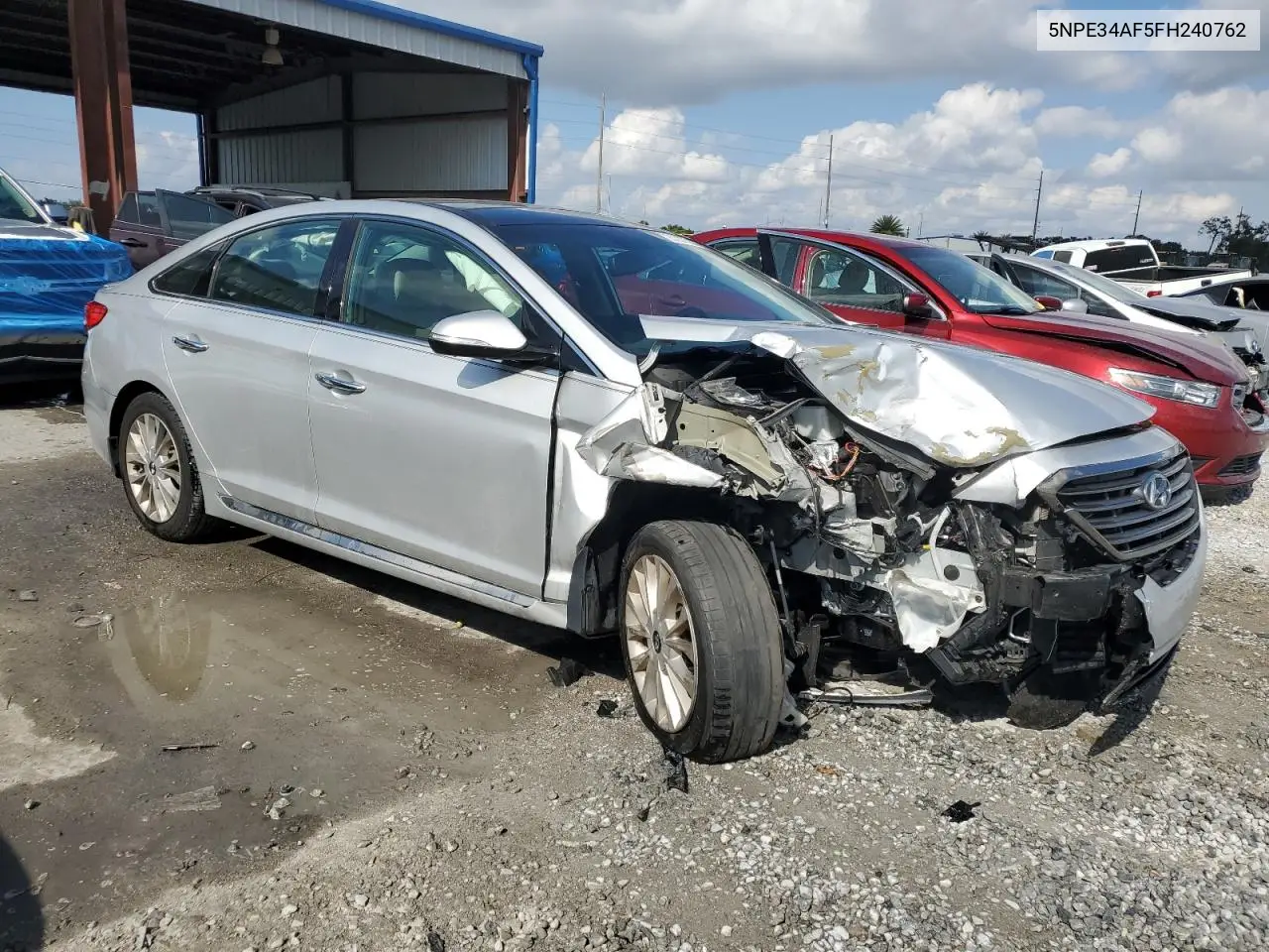 5NPE34AF5FH240762 2015 Hyundai Sonata Sport