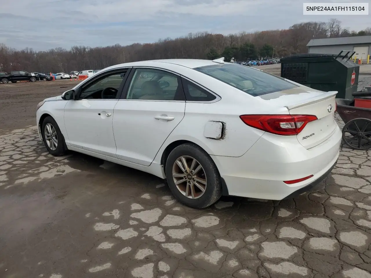 5NPE24AA1FH115104 2015 Hyundai Sonata Eco