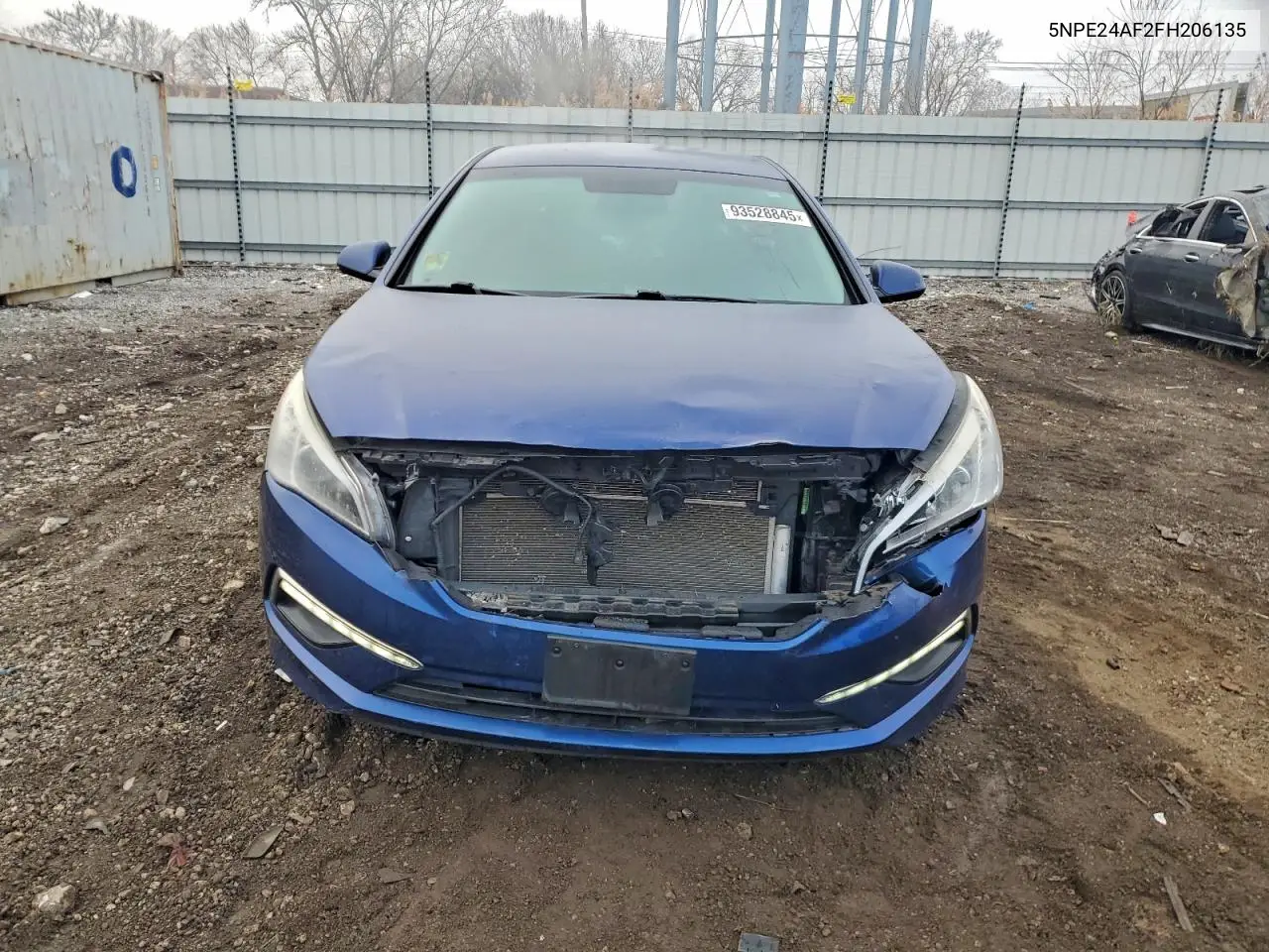 5NPE24AF2FH206135 2015 Hyundai Sonata Se