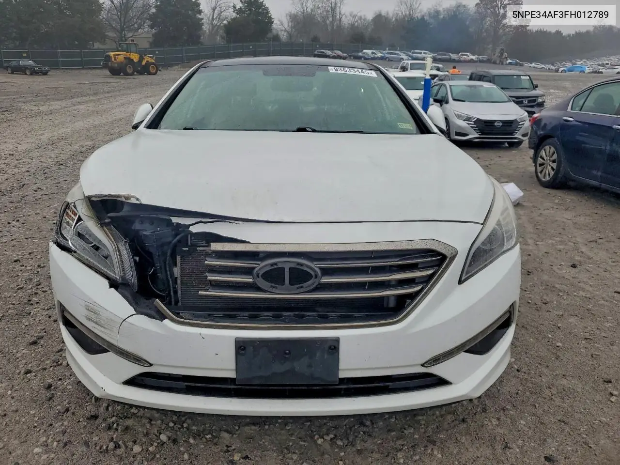 5NPE34AF3FH012789 2015 Hyundai Sonata Sport