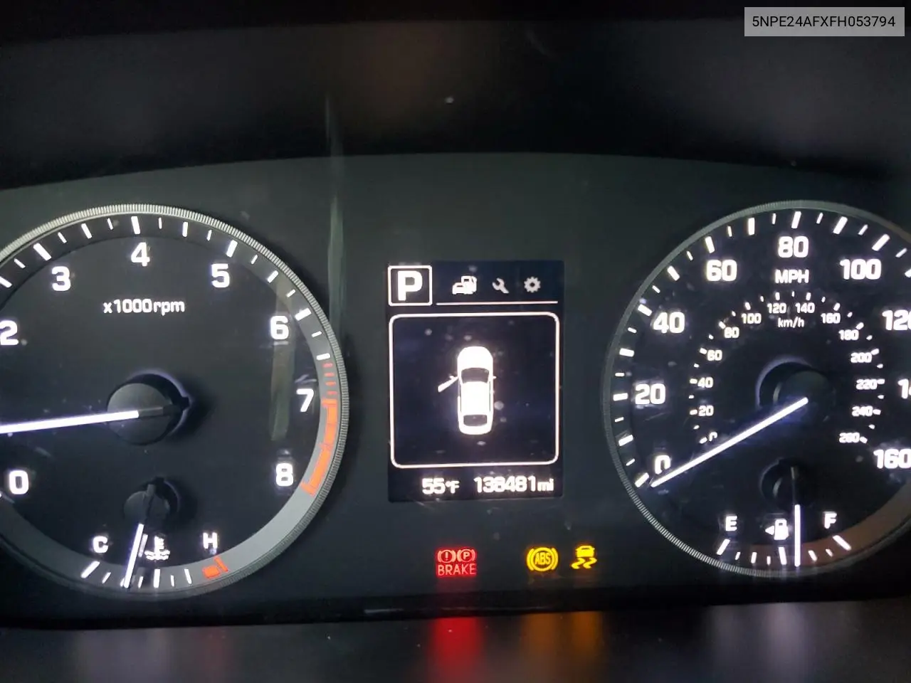 5NPE24AFXFH053794 2015 Hyundai Sonata Se