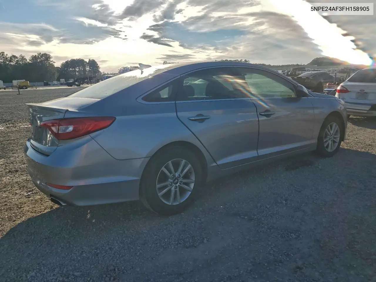 5NPE24AF3FH158905 2015 Hyundai Sonata Se